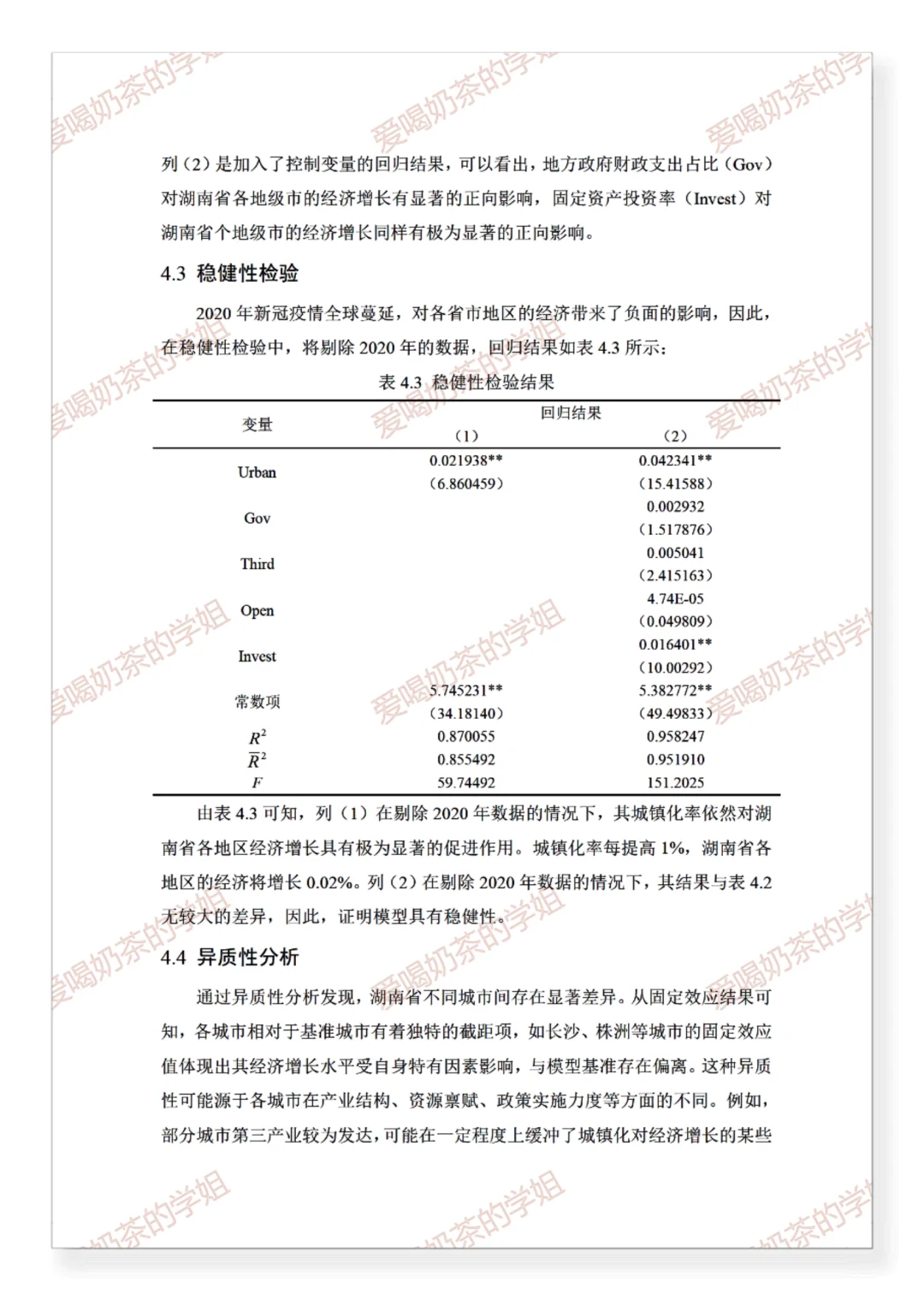 实证分析论文，面板数据，固定效应模型。