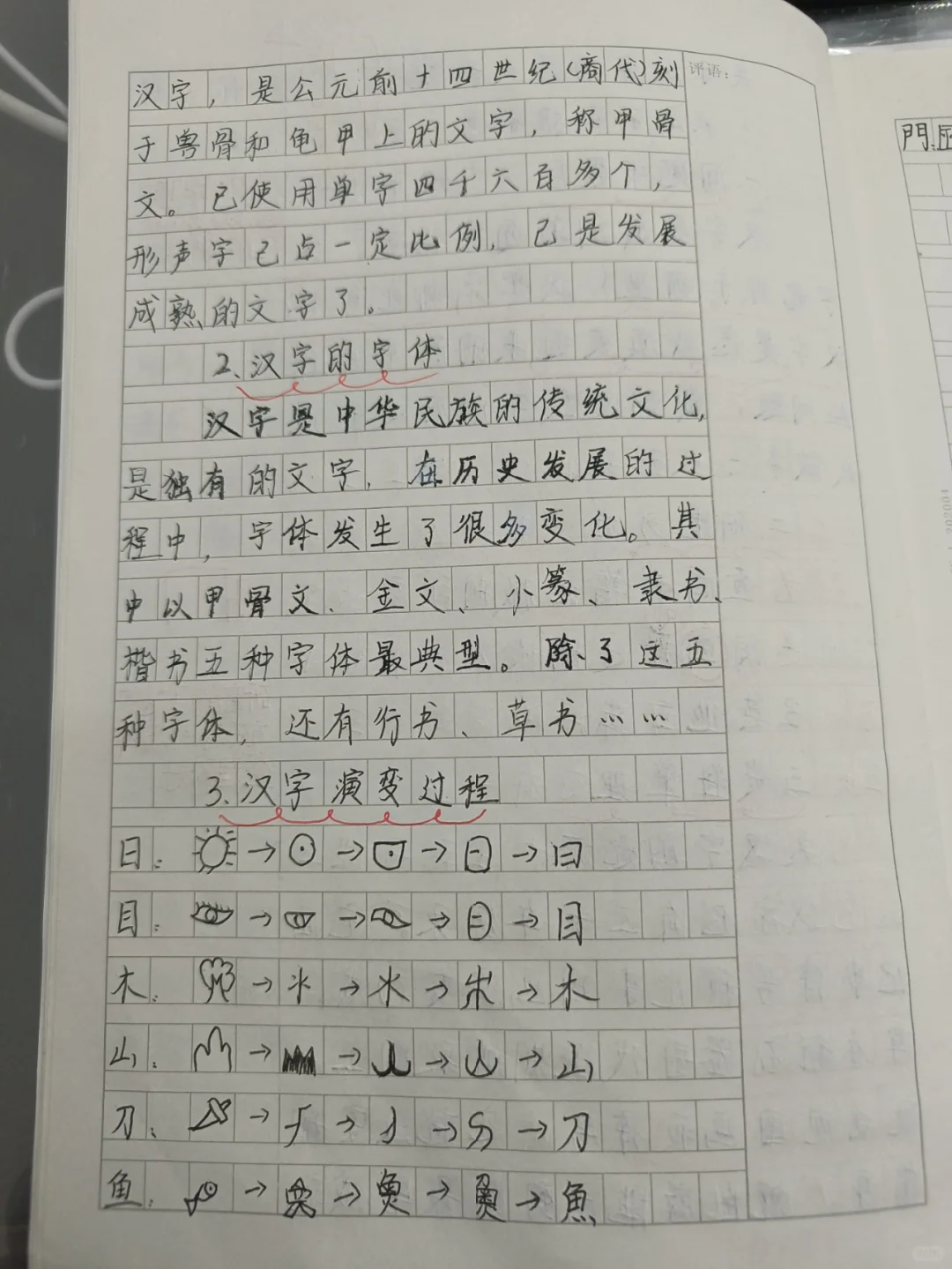 关于汉字历史的研究报告|五下语文第三单元