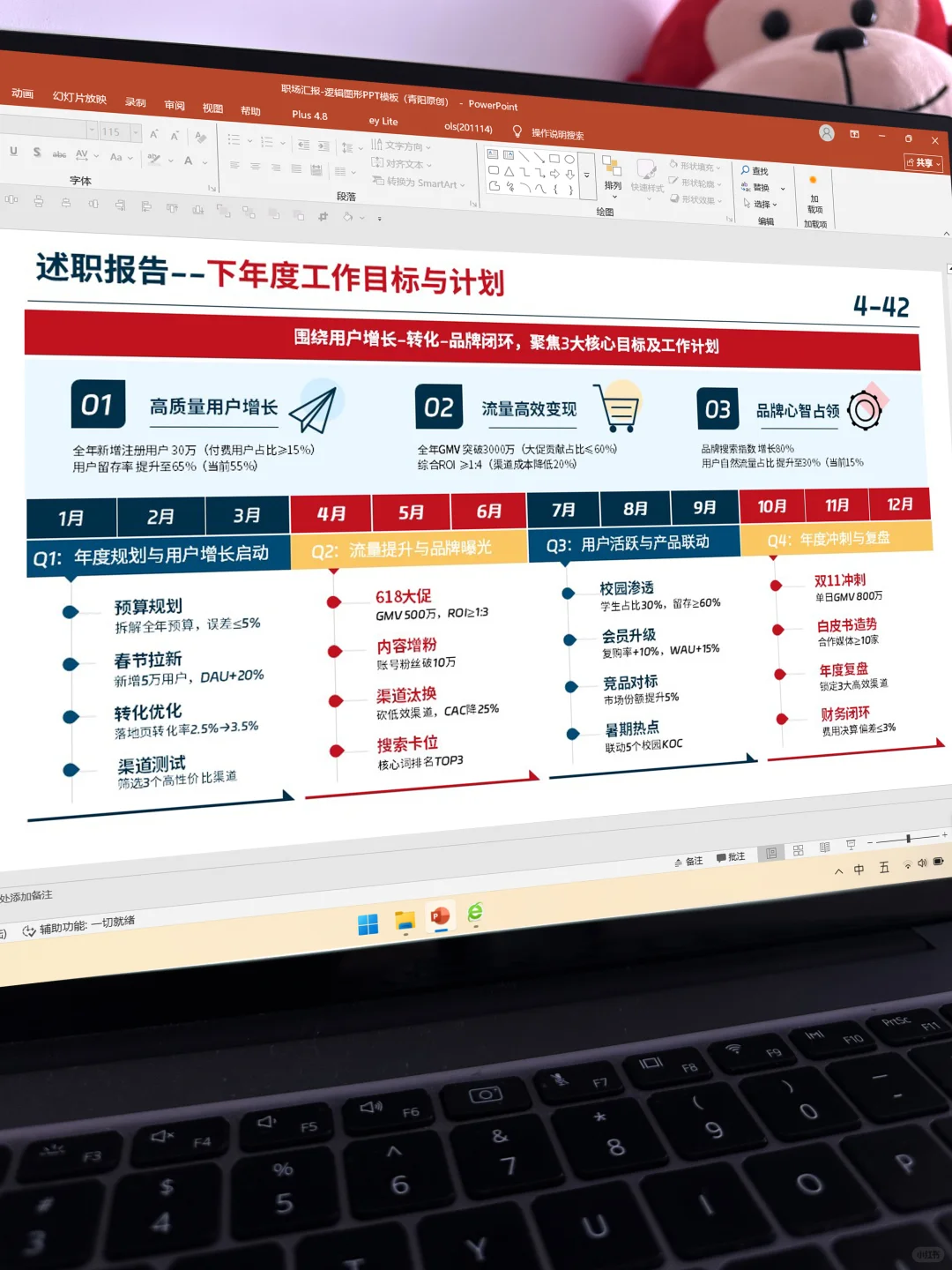 领导疯狂点赞!我的2026年度经营规划!🚀