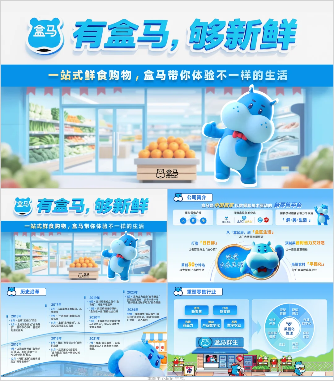 社群作业PPT练习——盒马鲜生