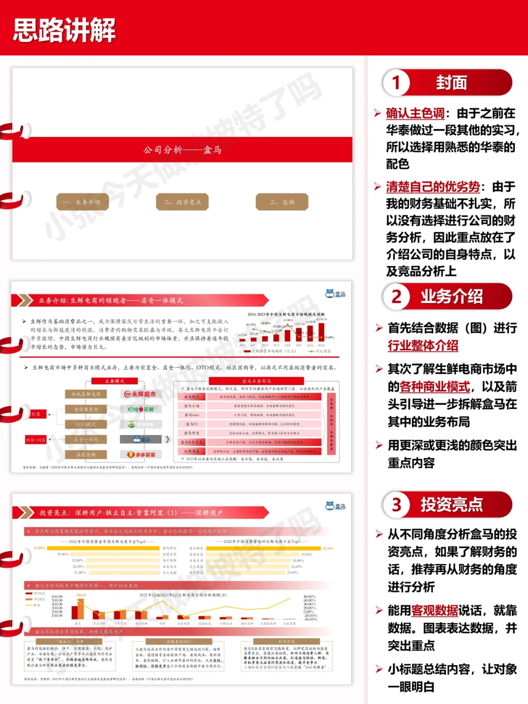通过华泰行研面试,一天速成PPT长这样