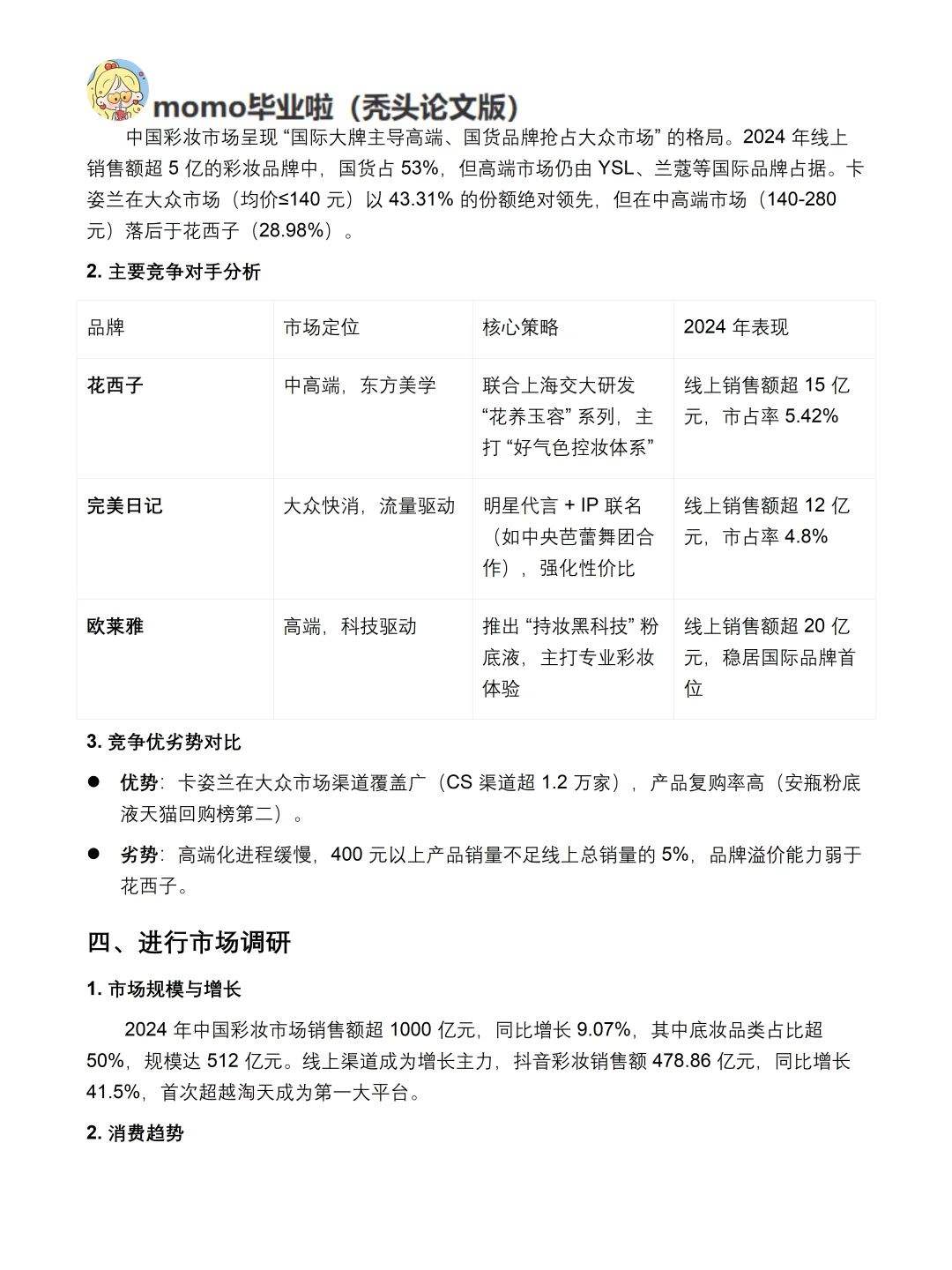 你真的懂卡姿兰吗｜卡姿兰品牌调研报告！！