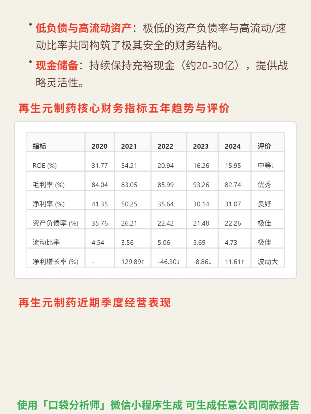 再生元制药 4000 字深度研报