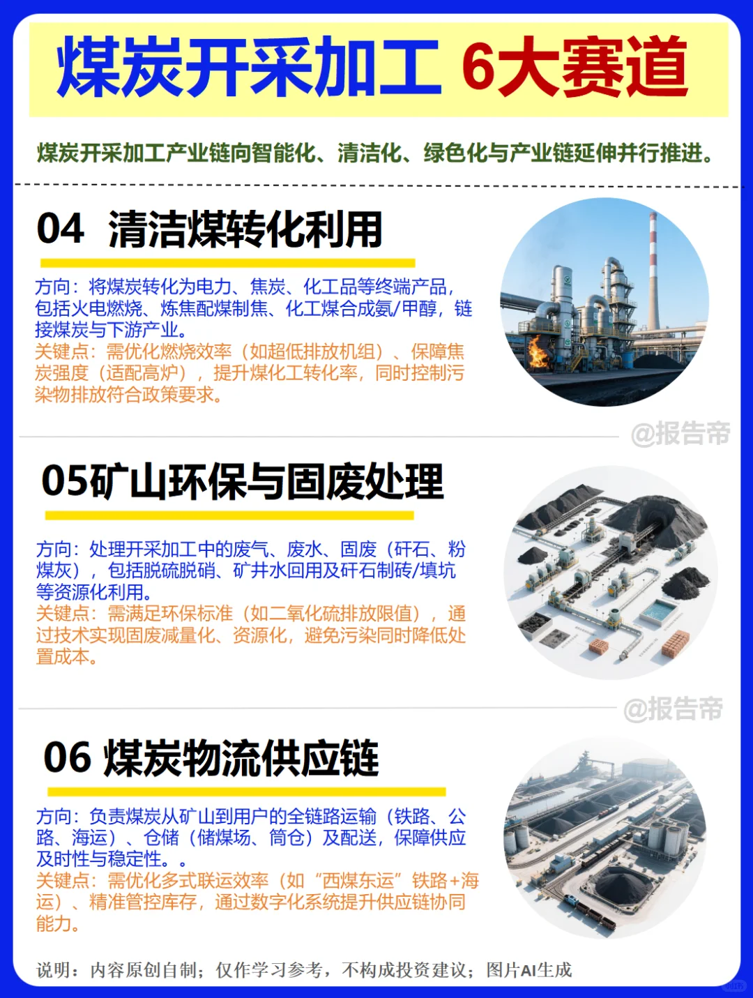 煤炭开采加工 13图精析～1天1条产业链