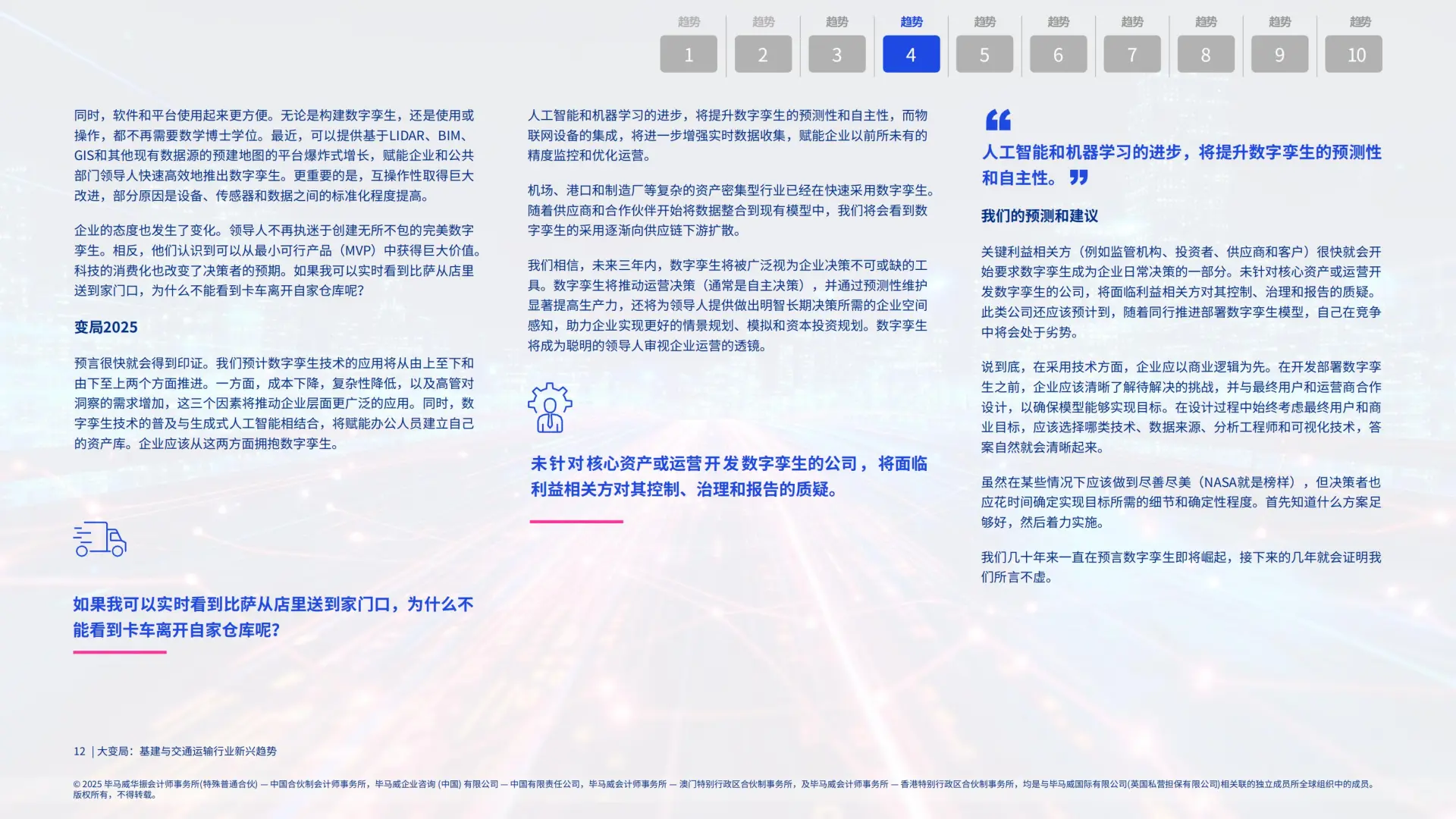 2025年大变局:基建与交通运输行业新兴趋势