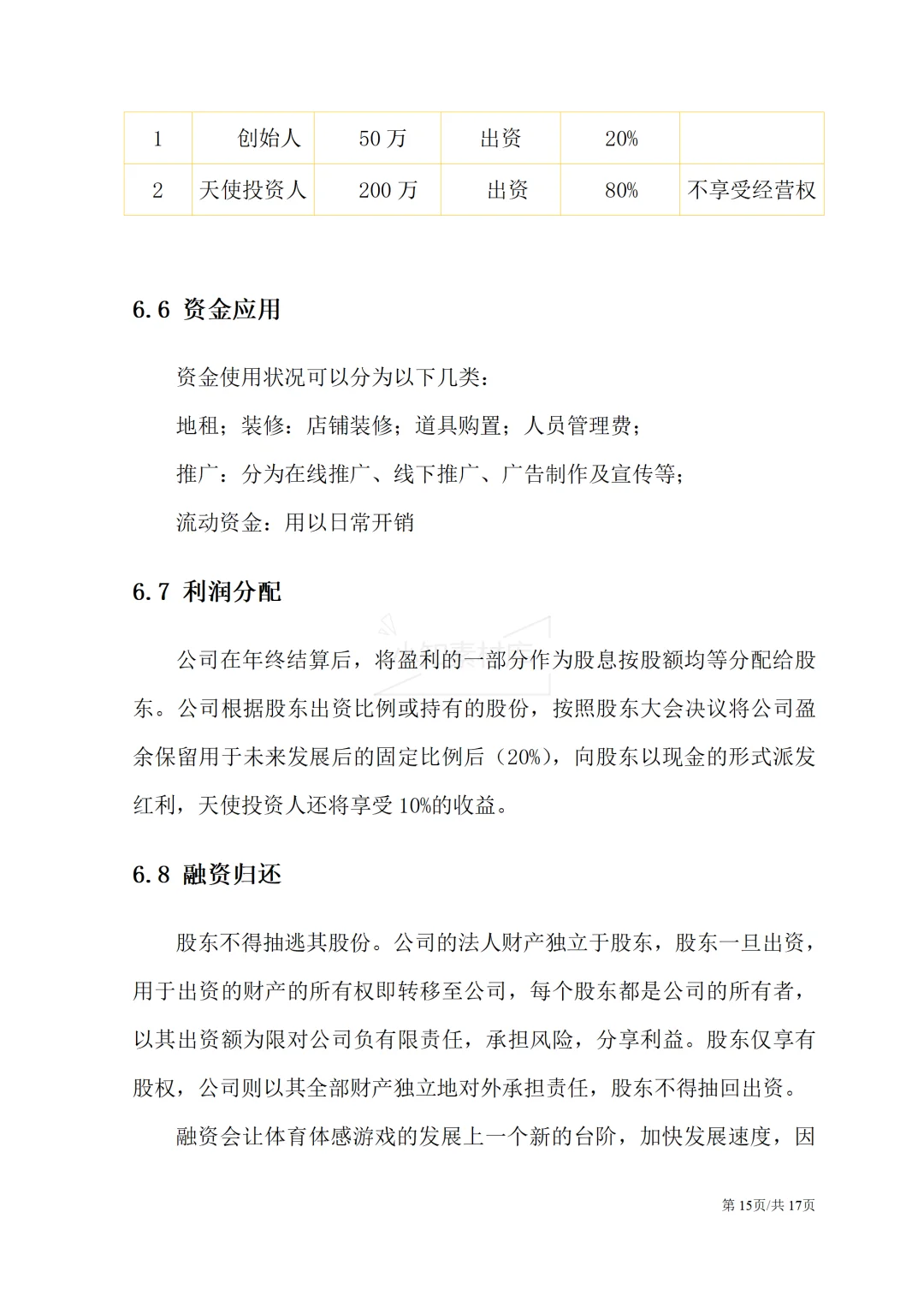 一份精品的大学生创新创业计划书!