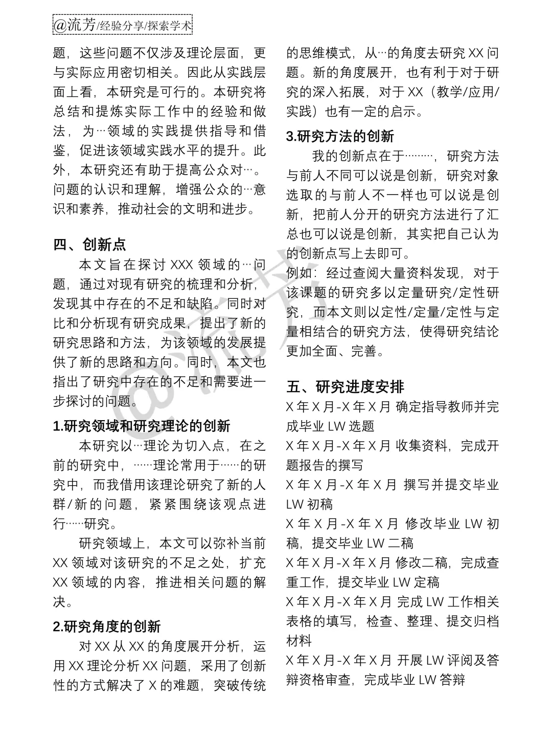 开题报告还没交的宝子看过来了🙏🙏