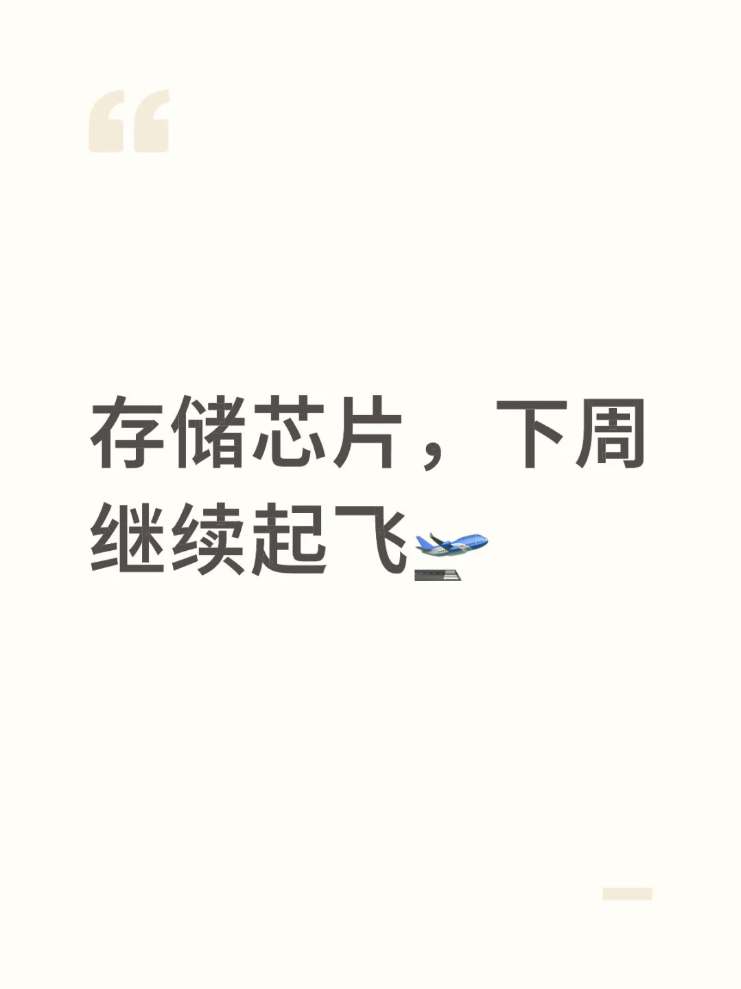 下周存储xin片小回调一波,继续🛫