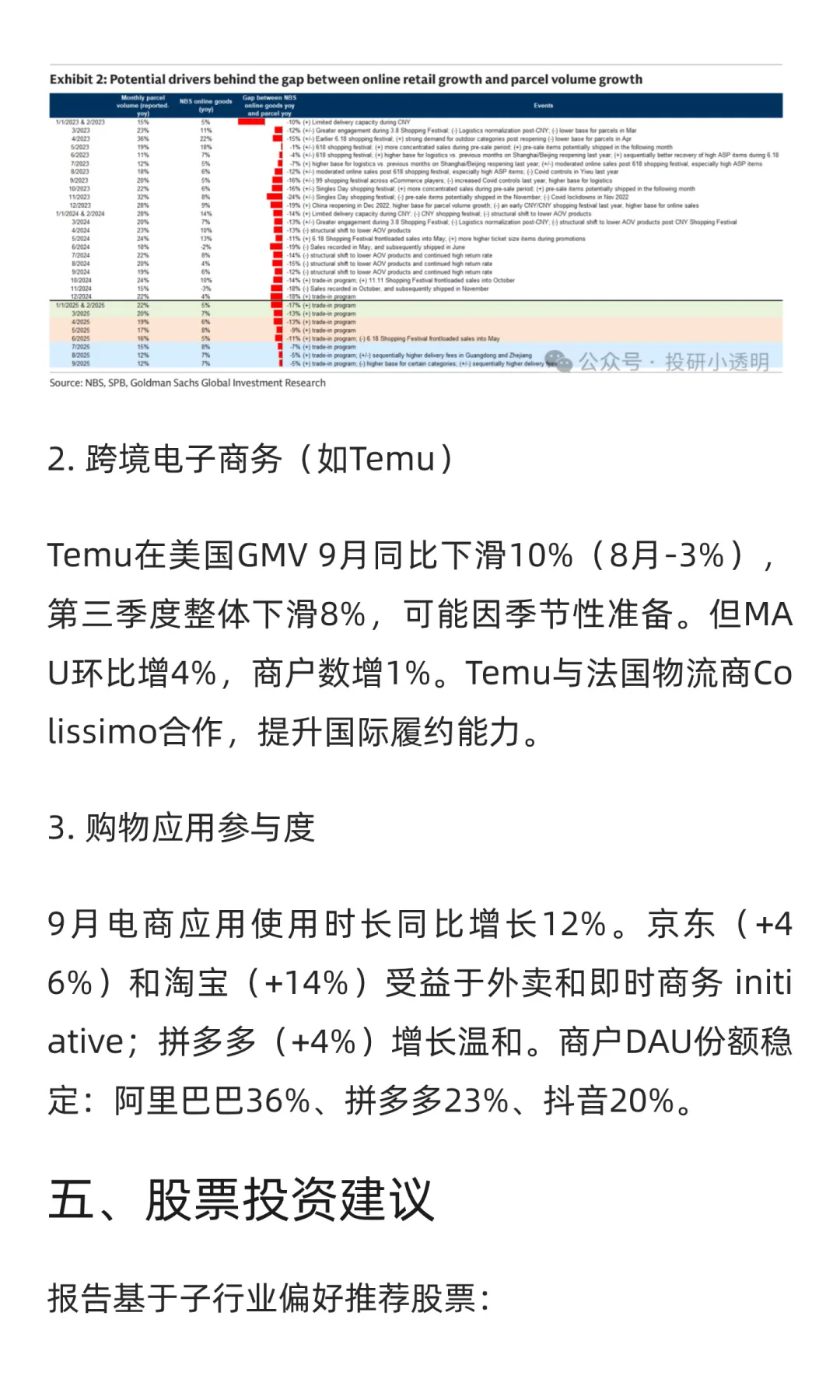 高盛中国互联网电商追踪报告(2025年10月)