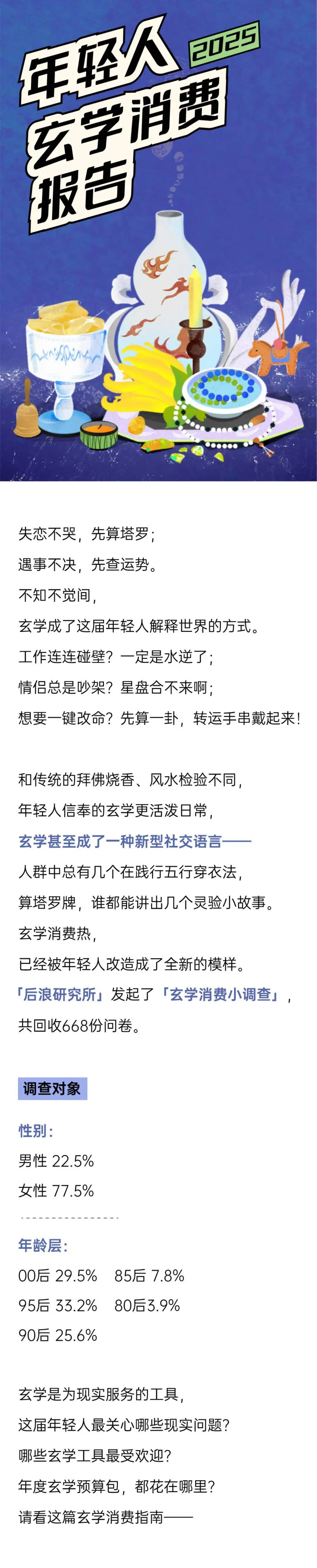 2025年轻人玄学消费报告