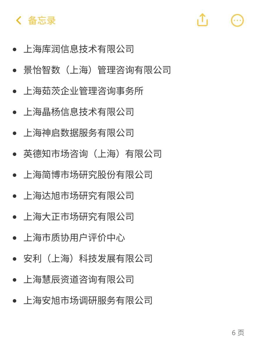 全国市场与用户研究供应商名录-按地区速查