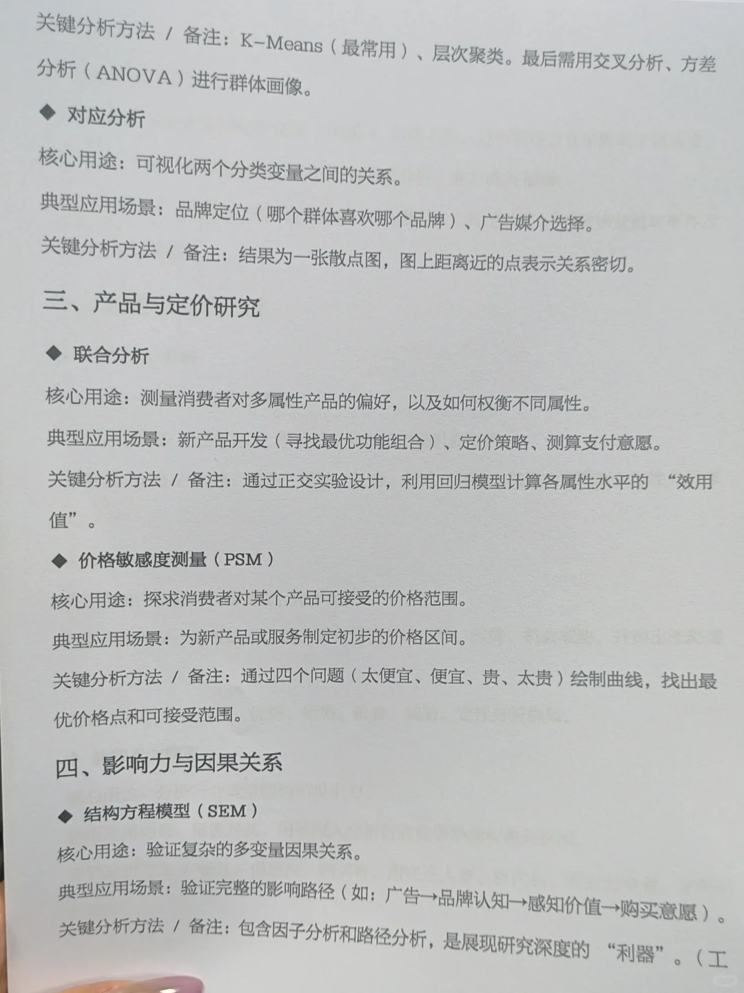“正大杯”市场调研大赛常用模型汇总✅