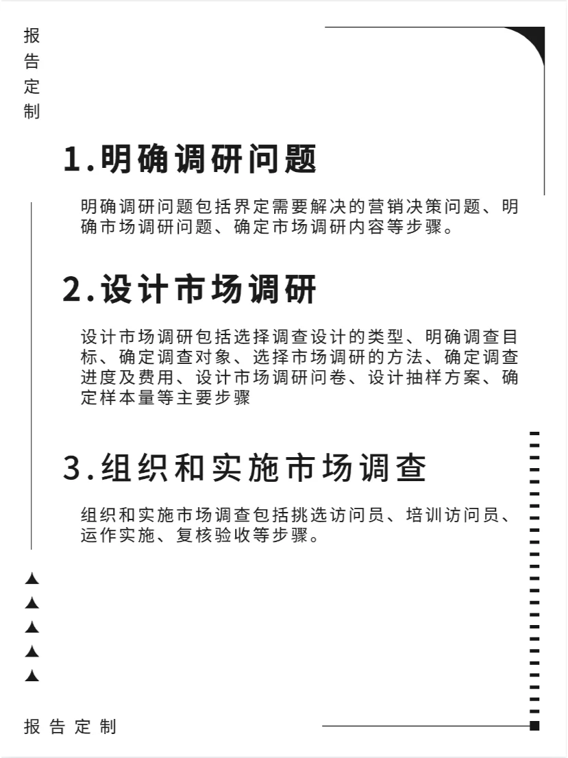市场调研工作的6个步骤