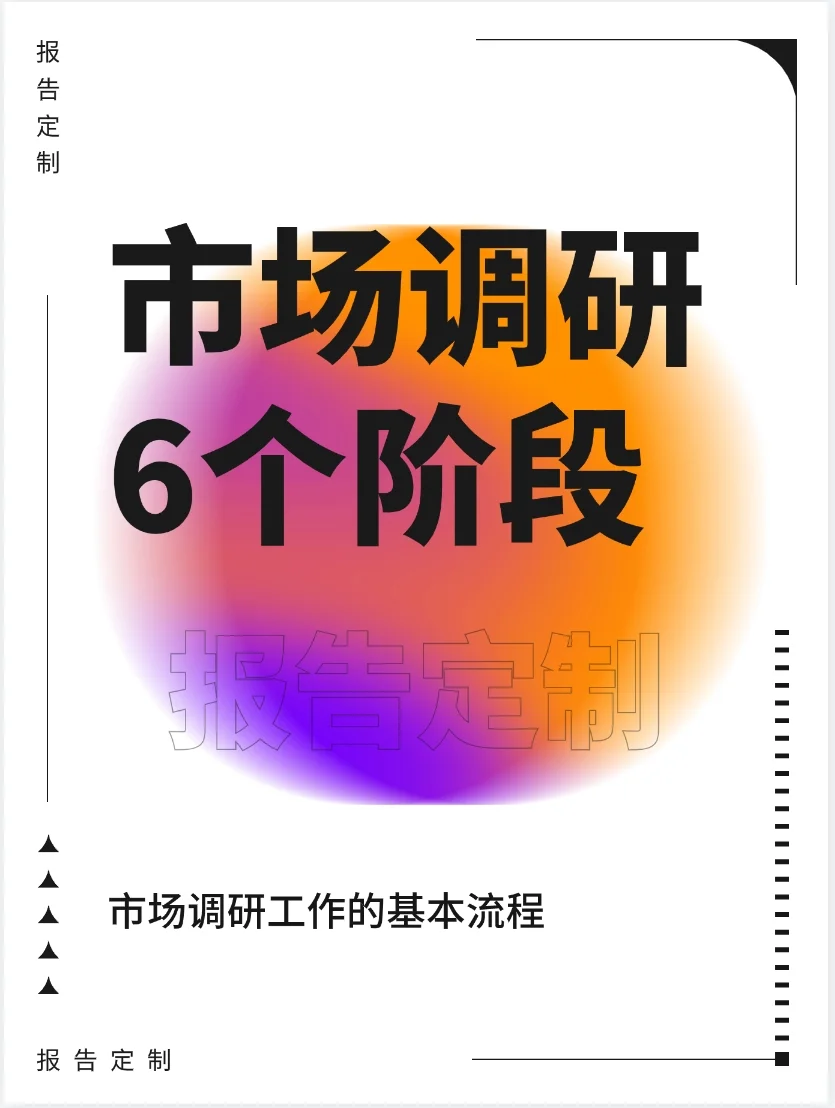 市场调研工作的6个步骤