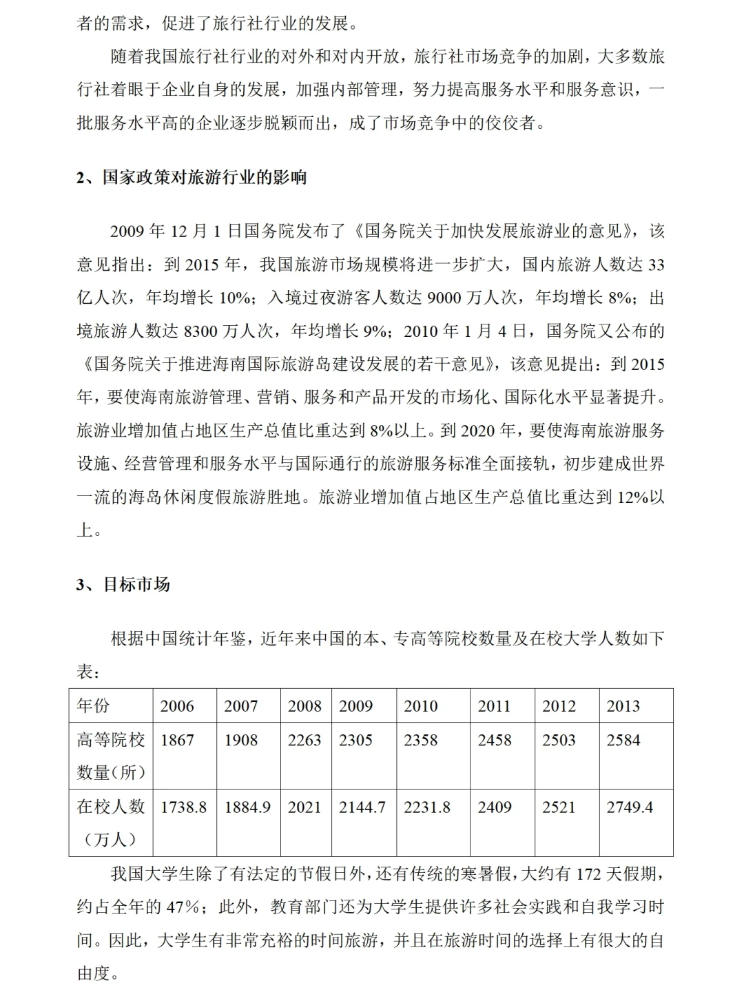 大学生旅游消费市场调研报告范文3900字来抄