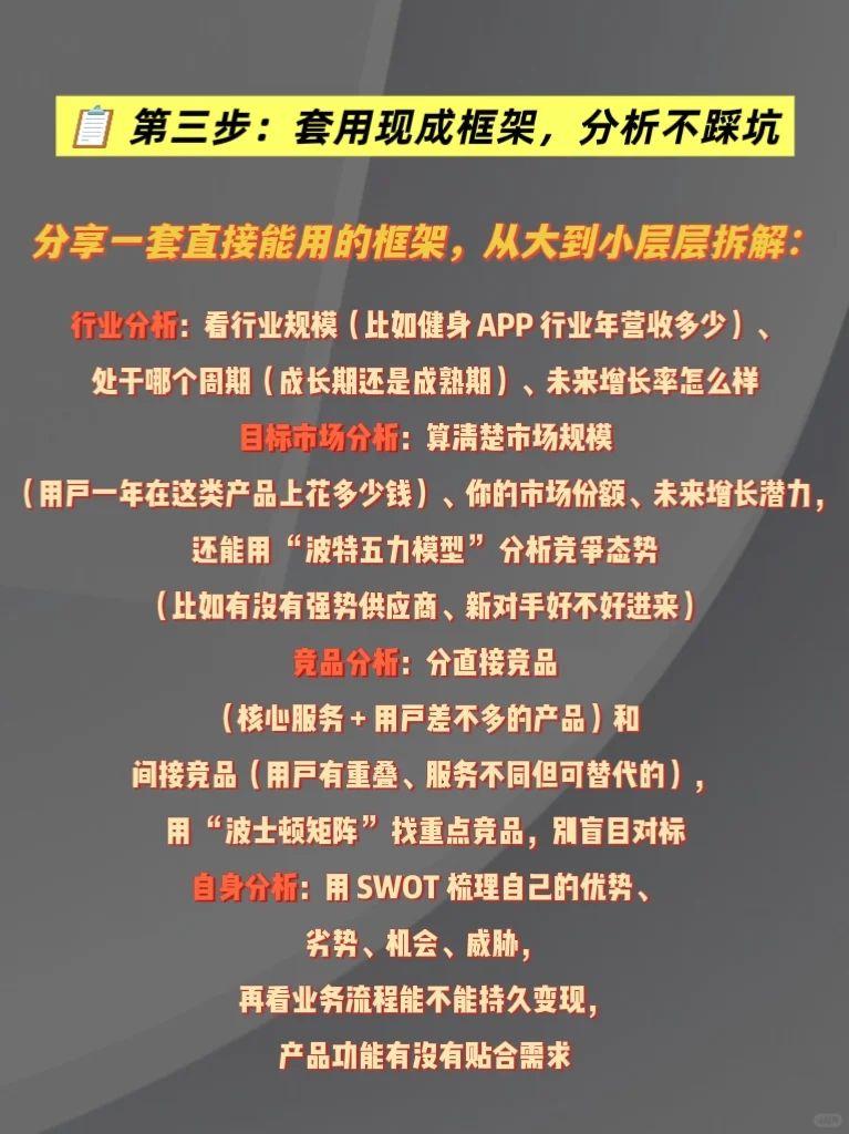 保姆级市场分析SOP，新手也能做出专业报告