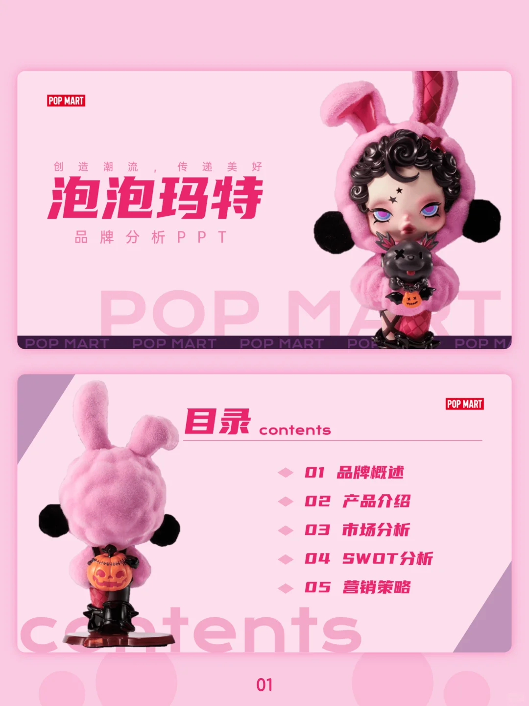 泡泡玛特品牌分析PPT