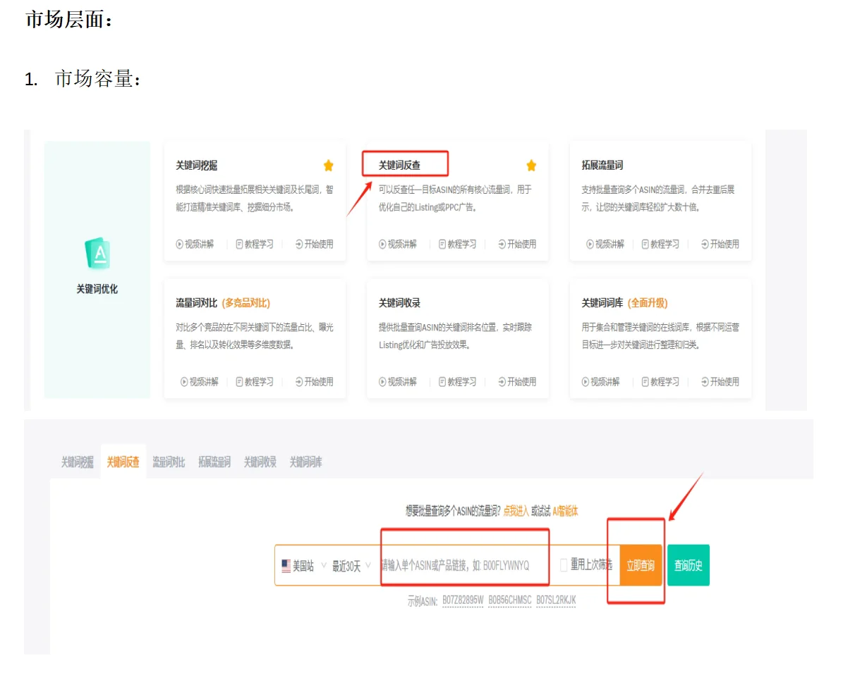 亚马逊新手运营---市场调研