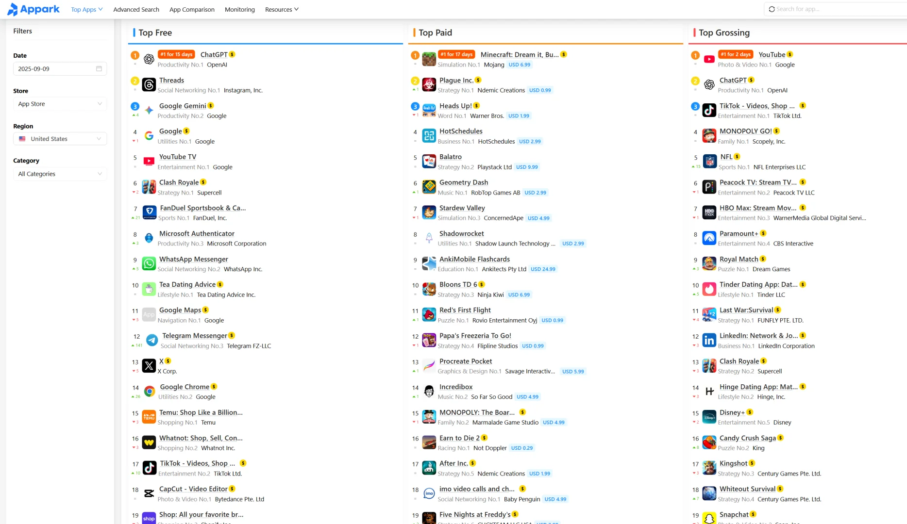 突然发现一个好用的app市场调研工具