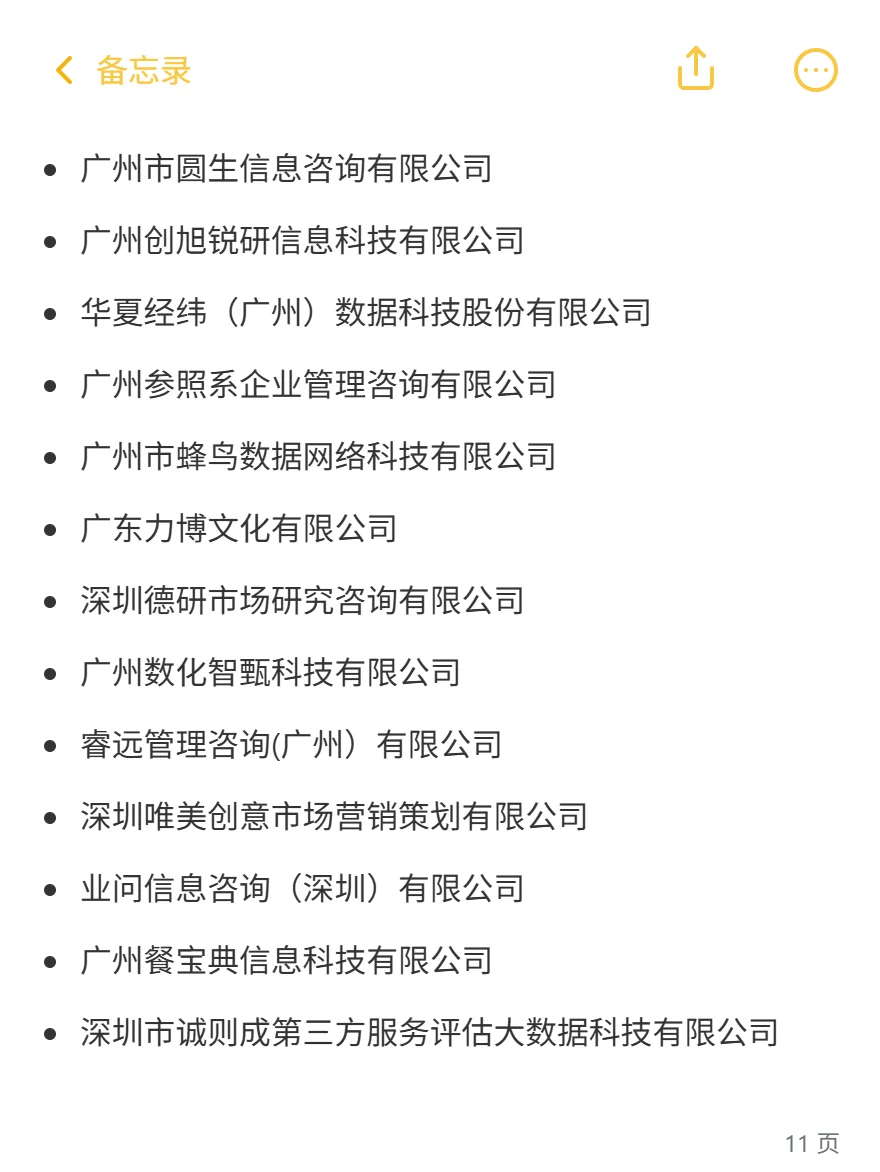 全国市场与用户研究供应商名录-按地区速查