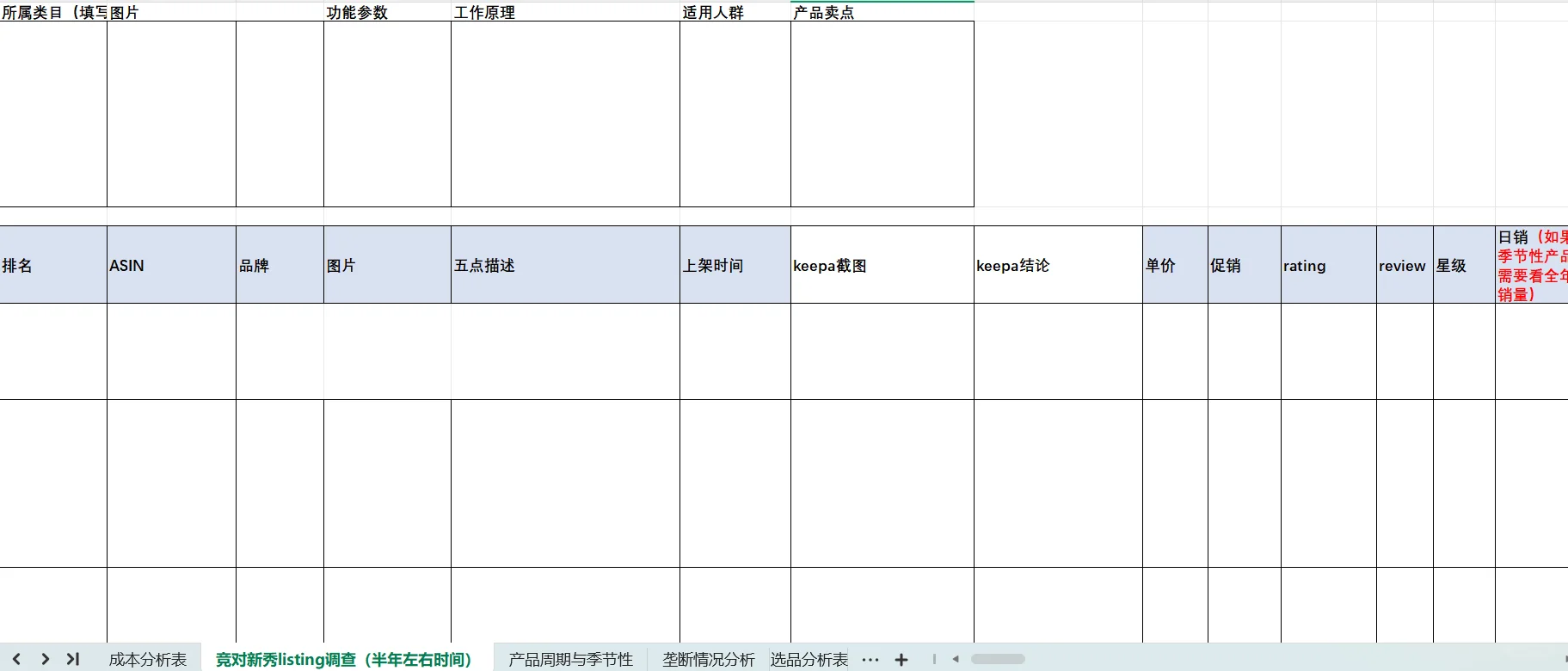 一份市场调研模板！简直不要太省心！