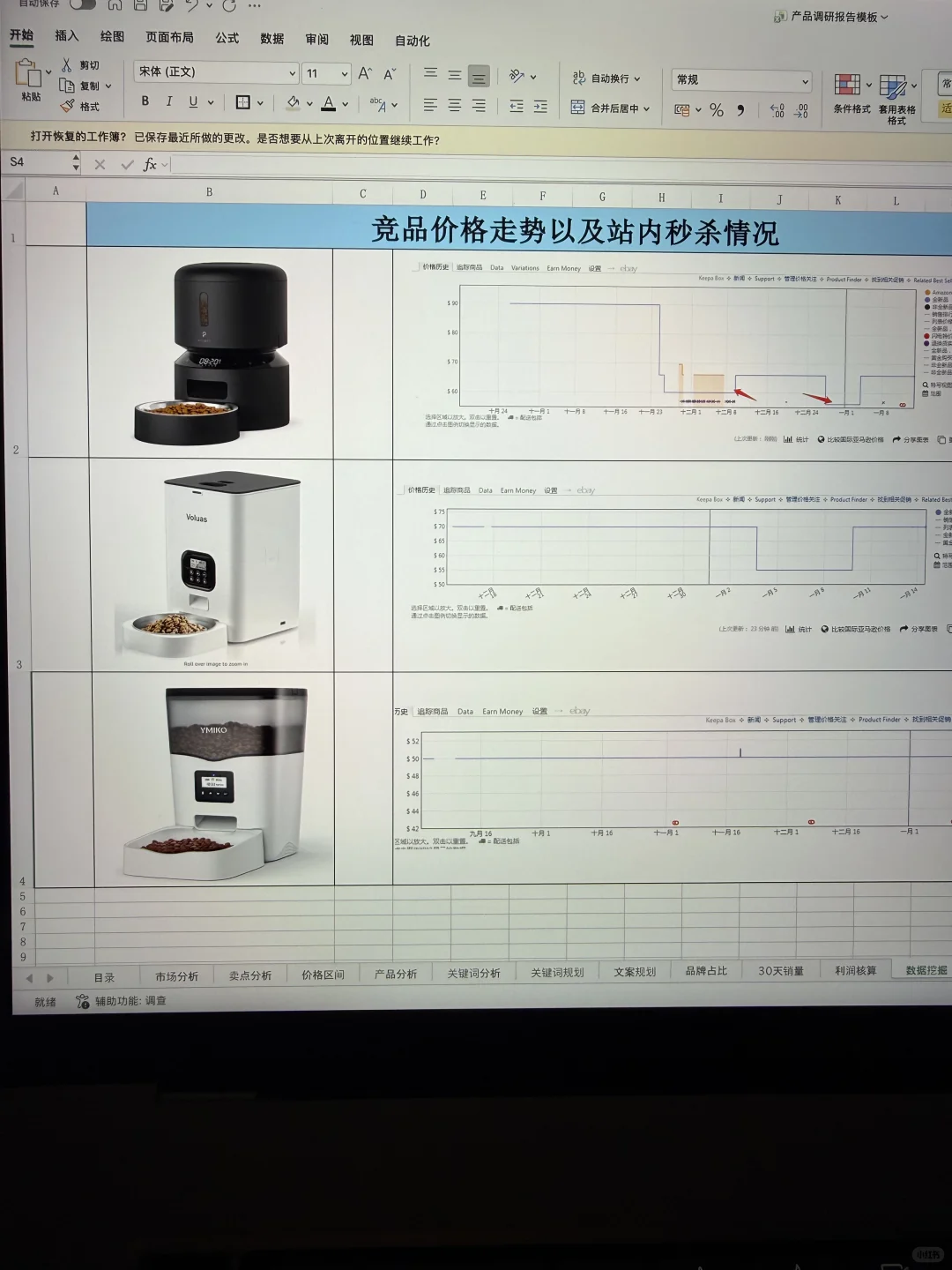 总监的亚马逊选品表好高级，难怪她月薪3W！