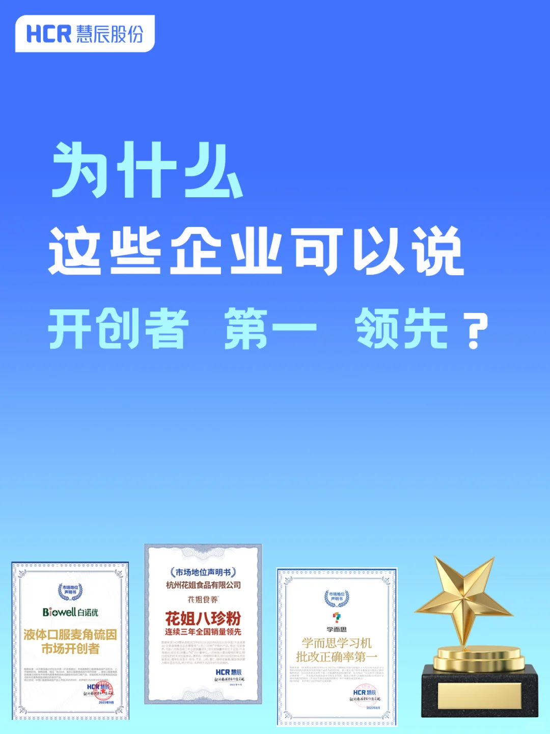 ✍🏻️为什么都在做品牌市场地位证明？