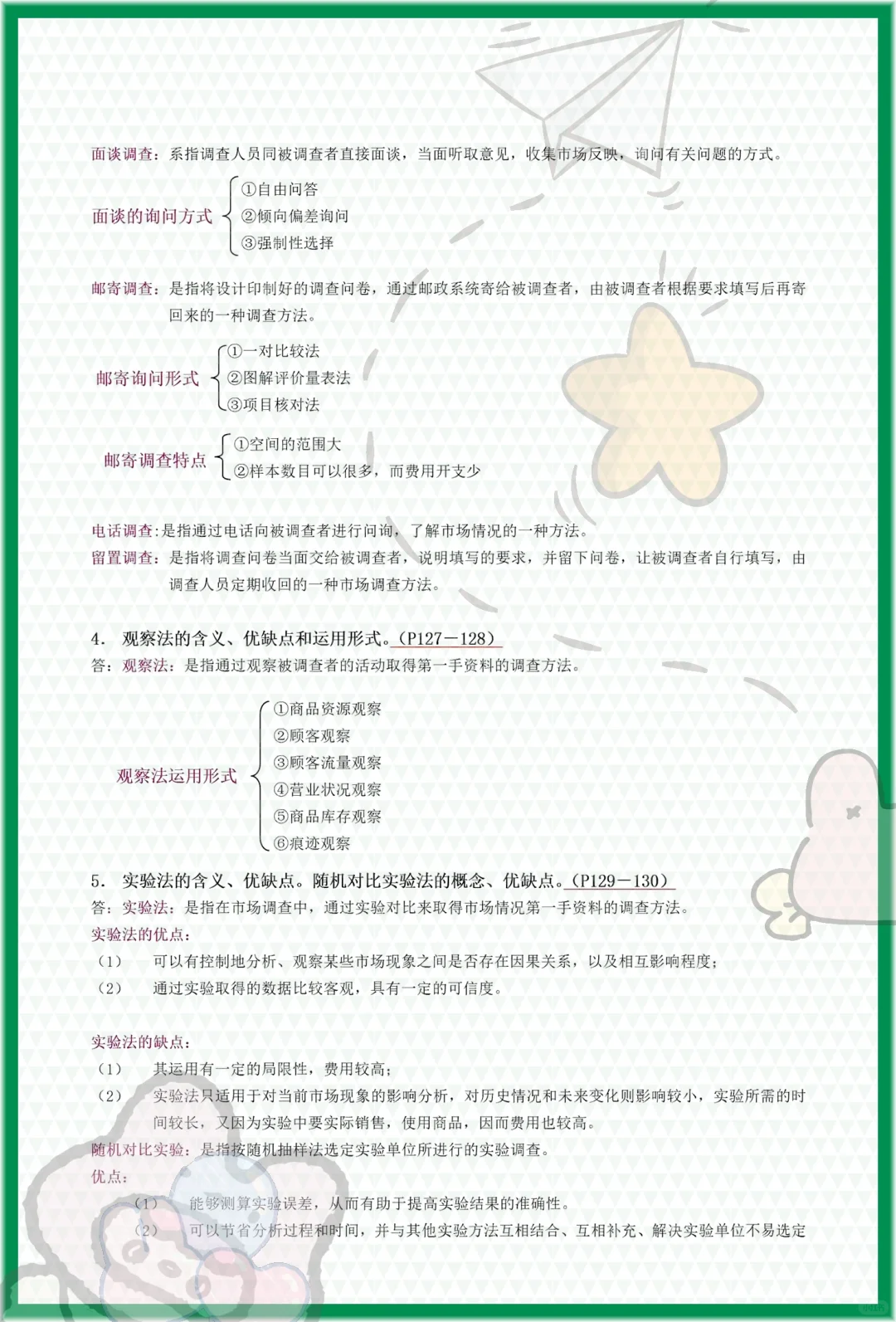 赞,自考00178《市场调查与预测》稳了