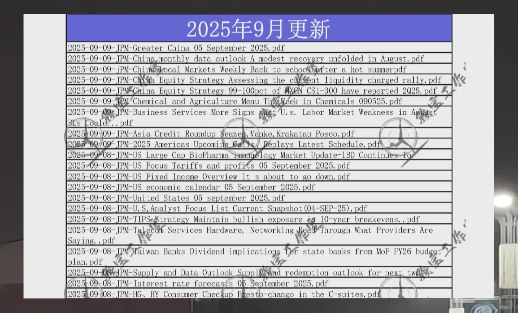 摩根研报2025J.P.Morgan财经趋势与外资投行