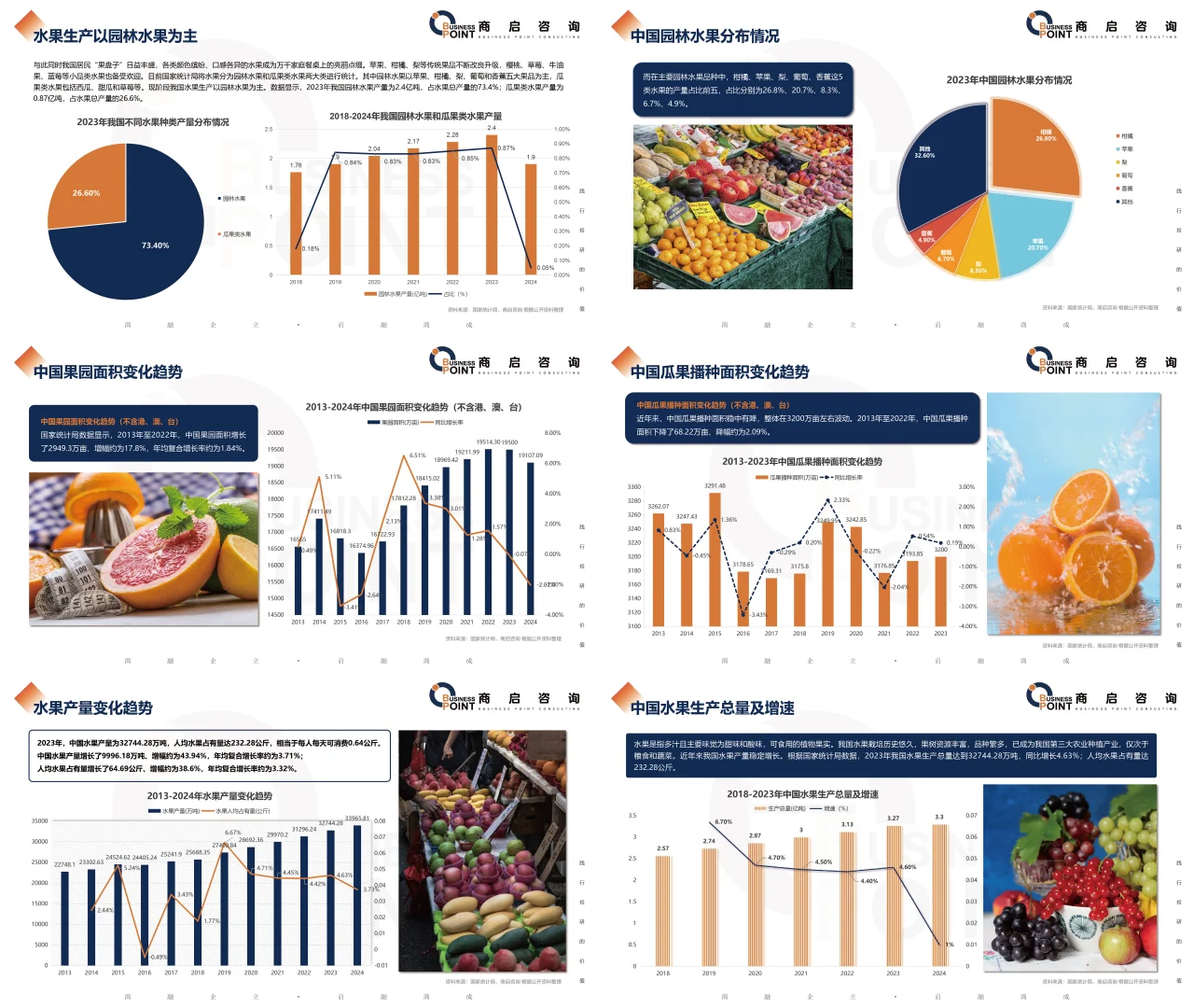 🔥 商启咨询 水果行业研究报告