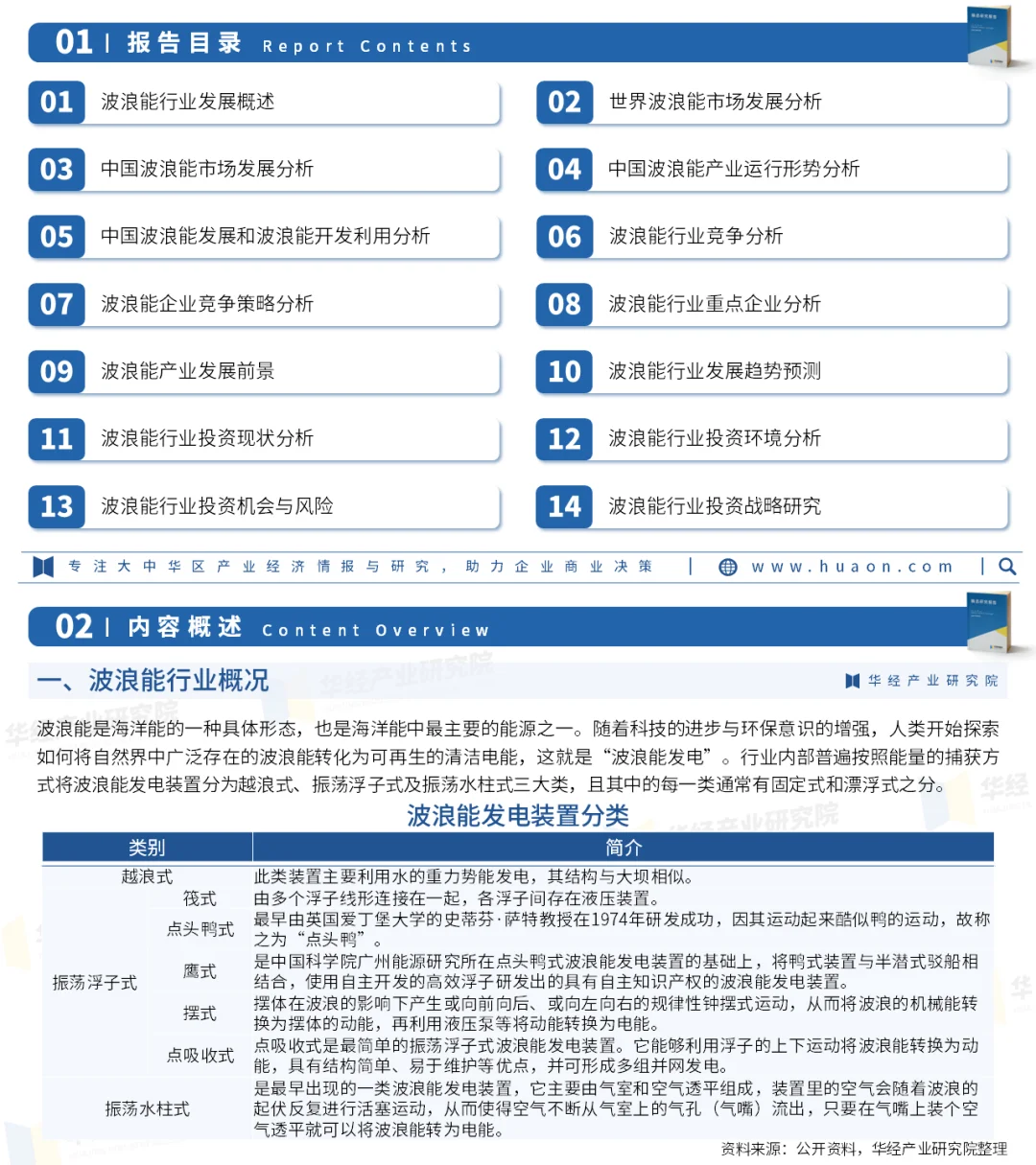 2025年中国波浪能行业市场深度研究报告