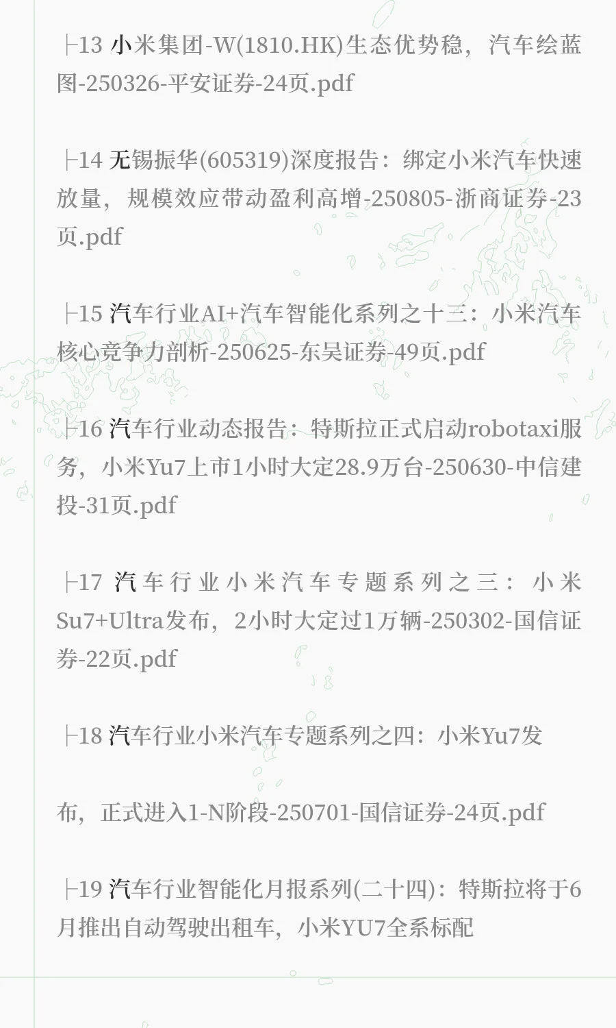 2025年小米汽车市场分析报告（20份）