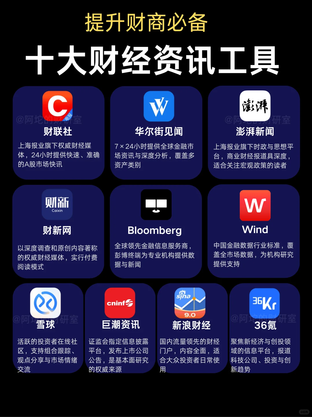财经人私藏10大资讯神器｜信息差从这里拉开