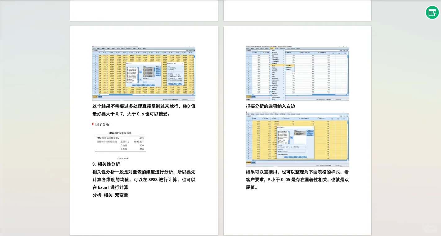 导师直接给了spss数据分析全部步骤和详解