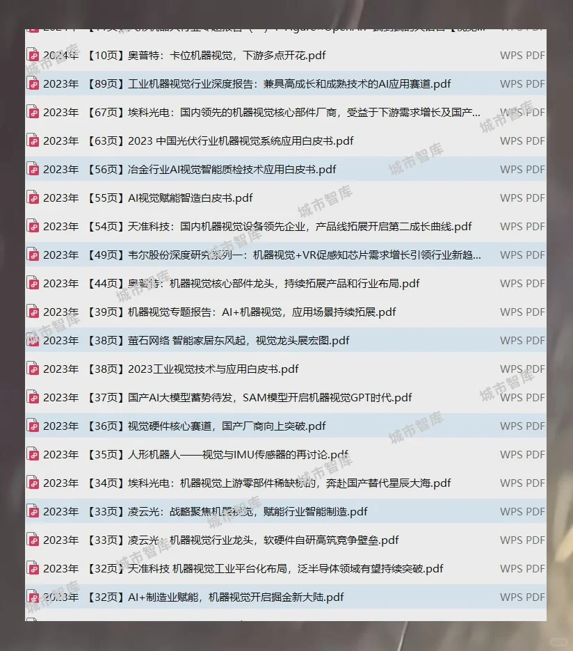 机器视觉报告工业产业链光学发展研究分析