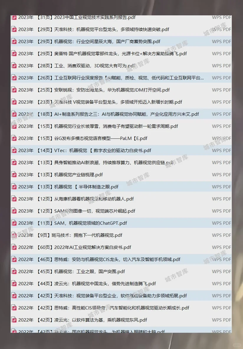 机器视觉报告工业产业链光学发展研究分析