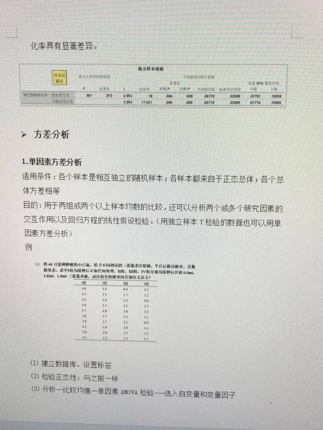导师直接给的spss数据分析全步骤❗