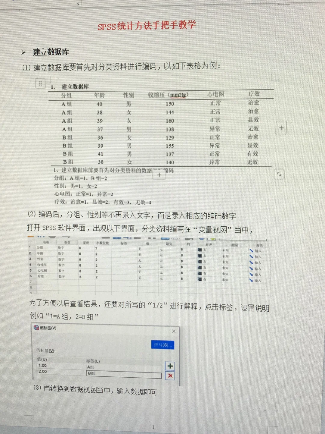 导师直接给的spss数据分析全步骤❗