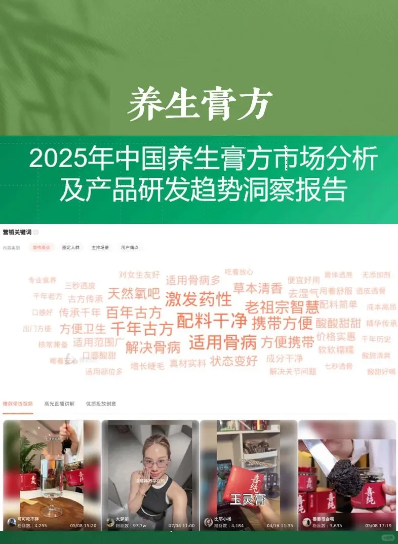 药食同源爆品报告！药食同源品类全解析