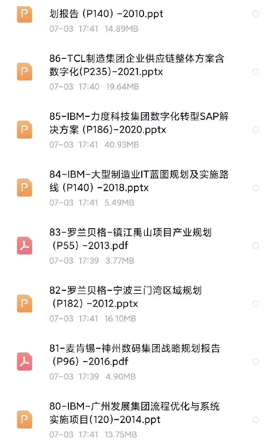 管理咨询行业项目报告deck