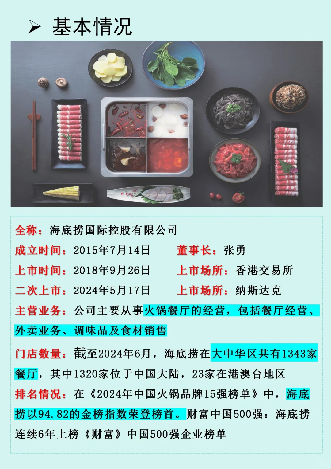 【海底捞】财务报表分析分析🥘……