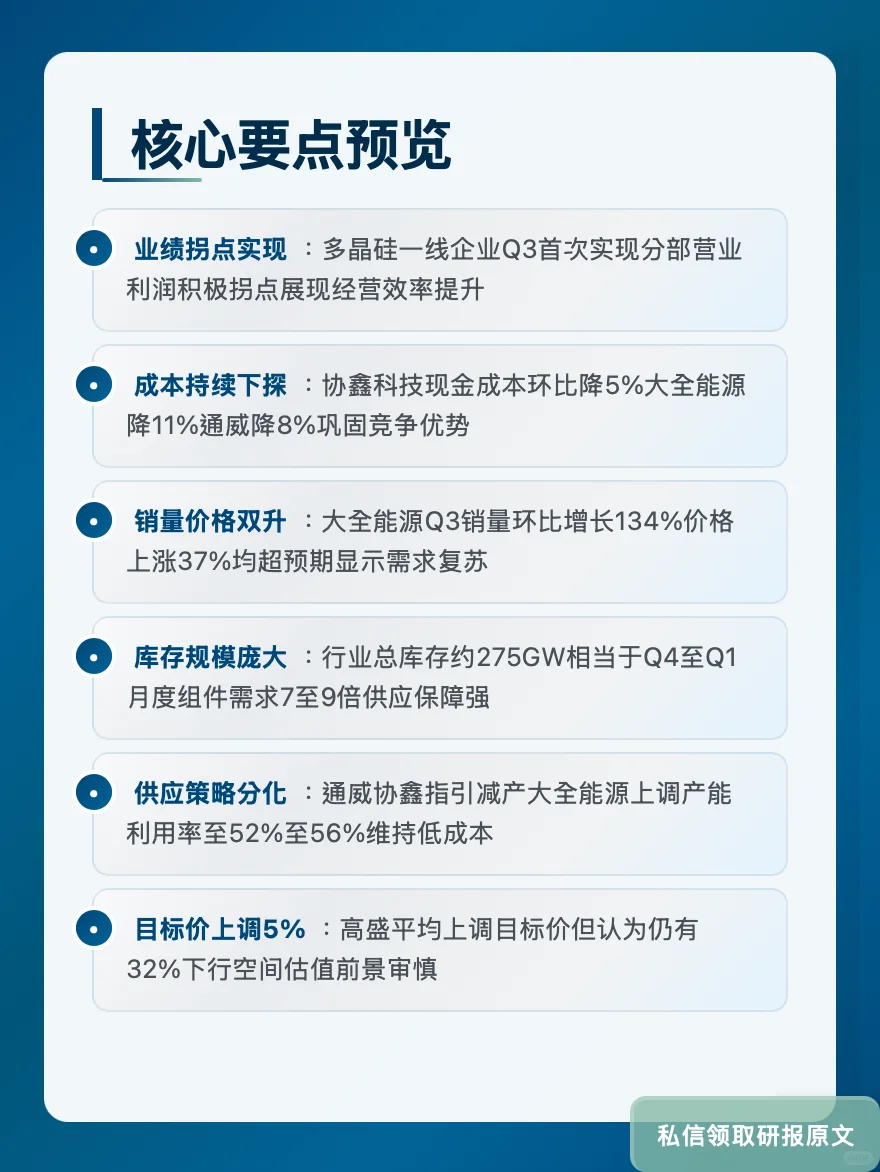 光伏产业成本暴降11%!高盛看好技术突破