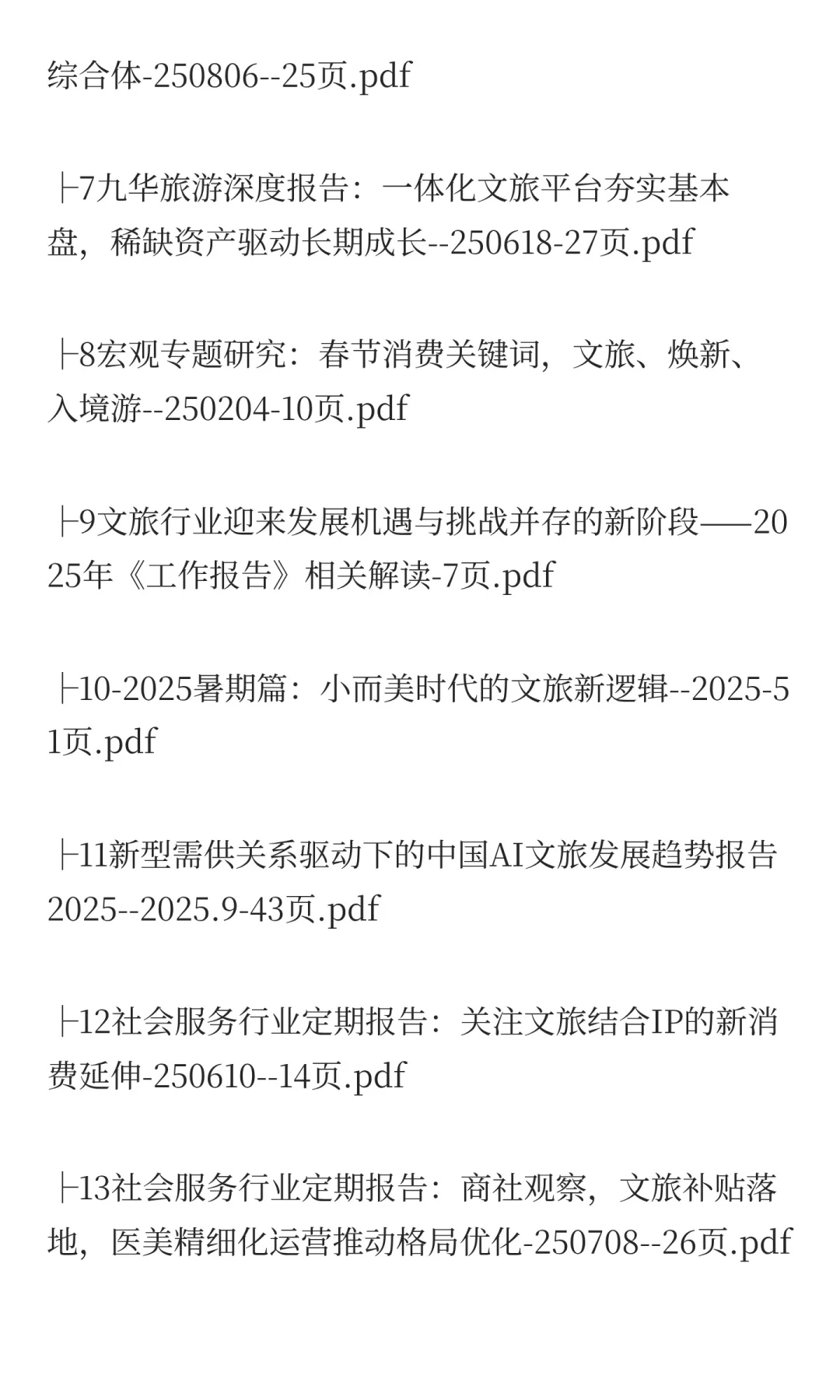 2025年文旅市场分析报告（17份）