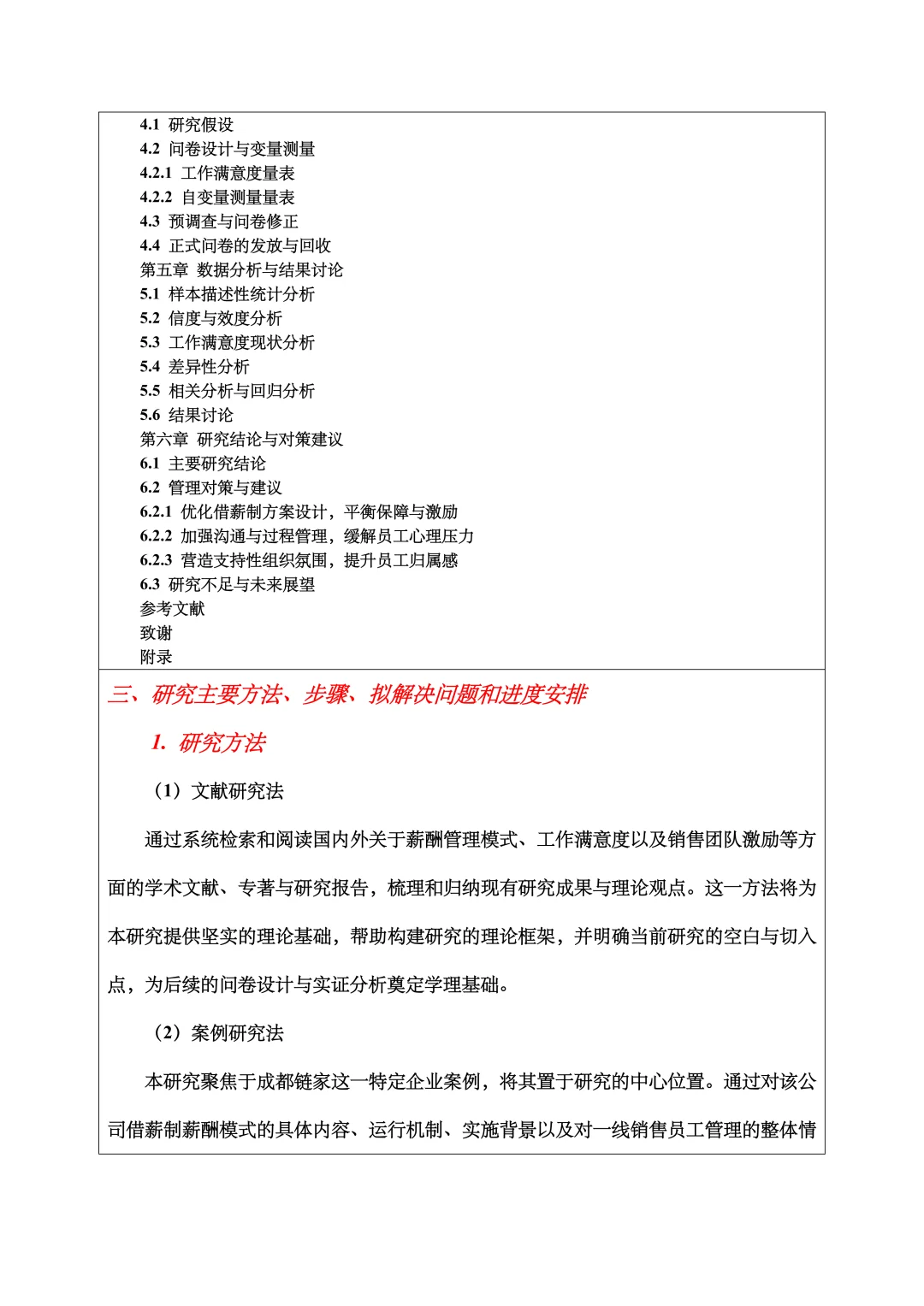 人力资源管理开题报告范文