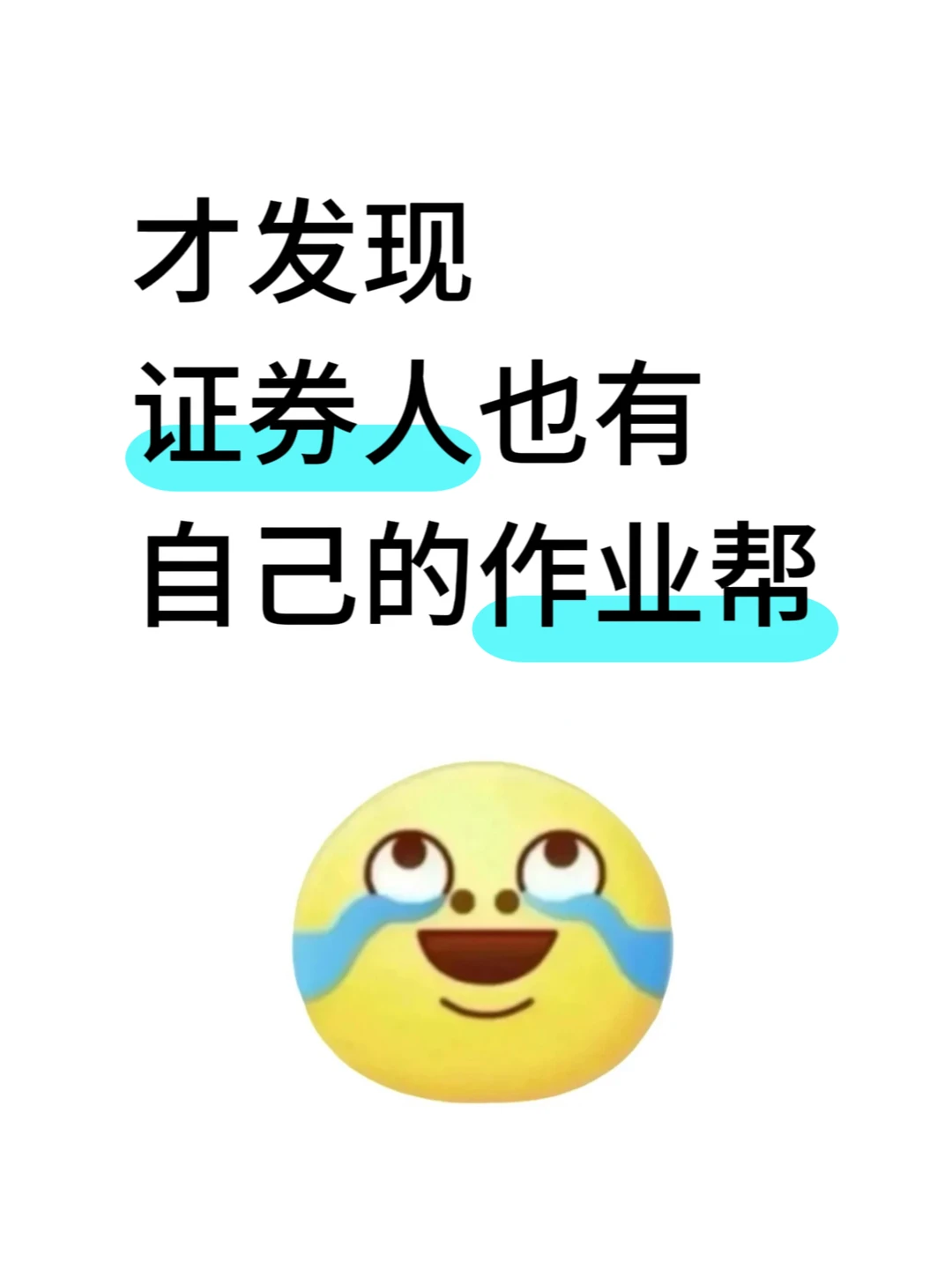 才发现，这不就是证券自己的作业帮吗😂