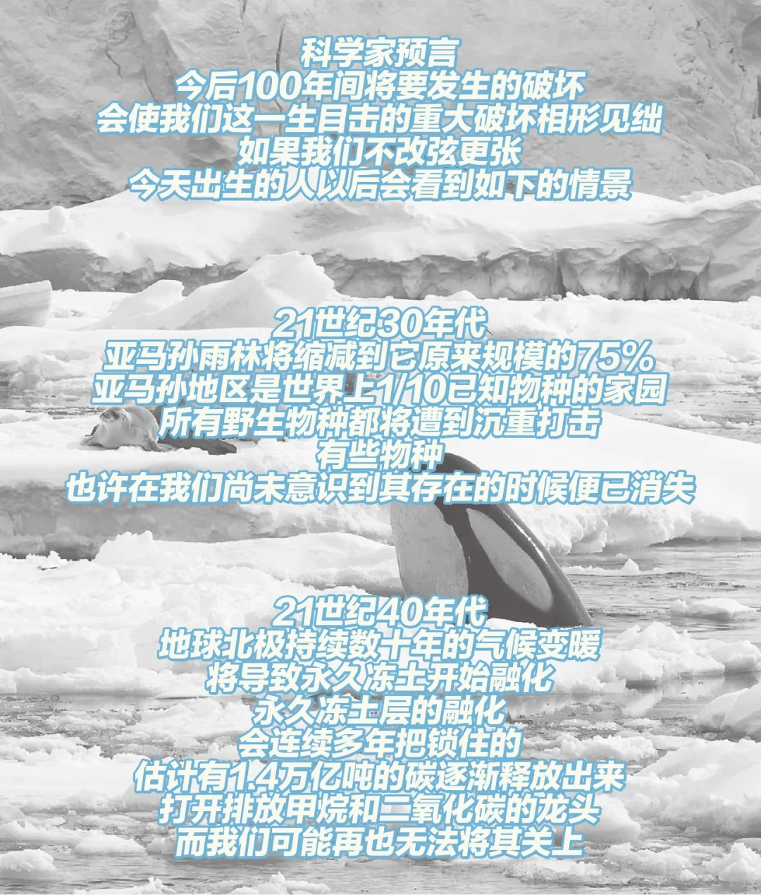 分享一组数据（关于环境危机）