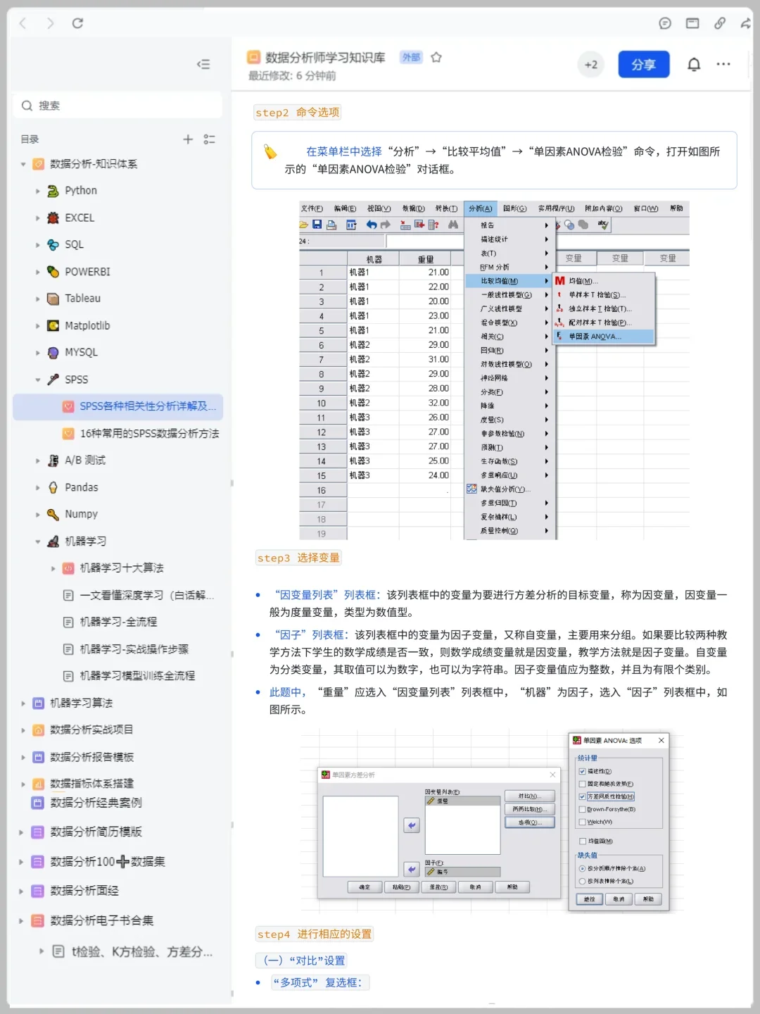 SPSS 数据分析全步骤！(附：实战案例流程)