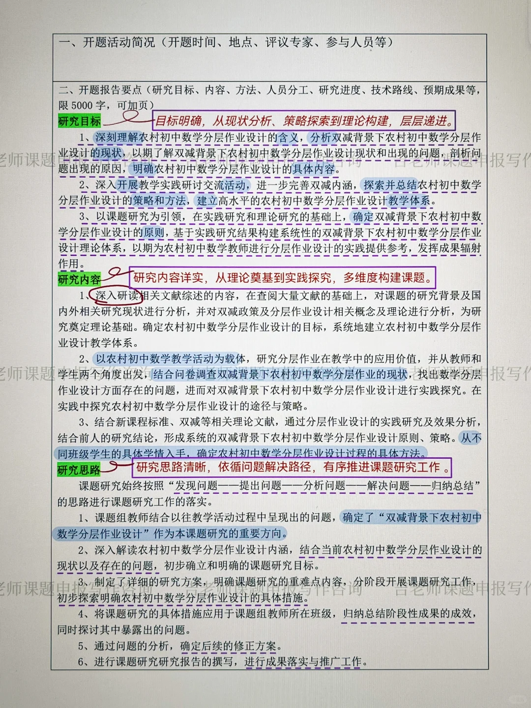 我是怎么两个小时写完开题报告的！！