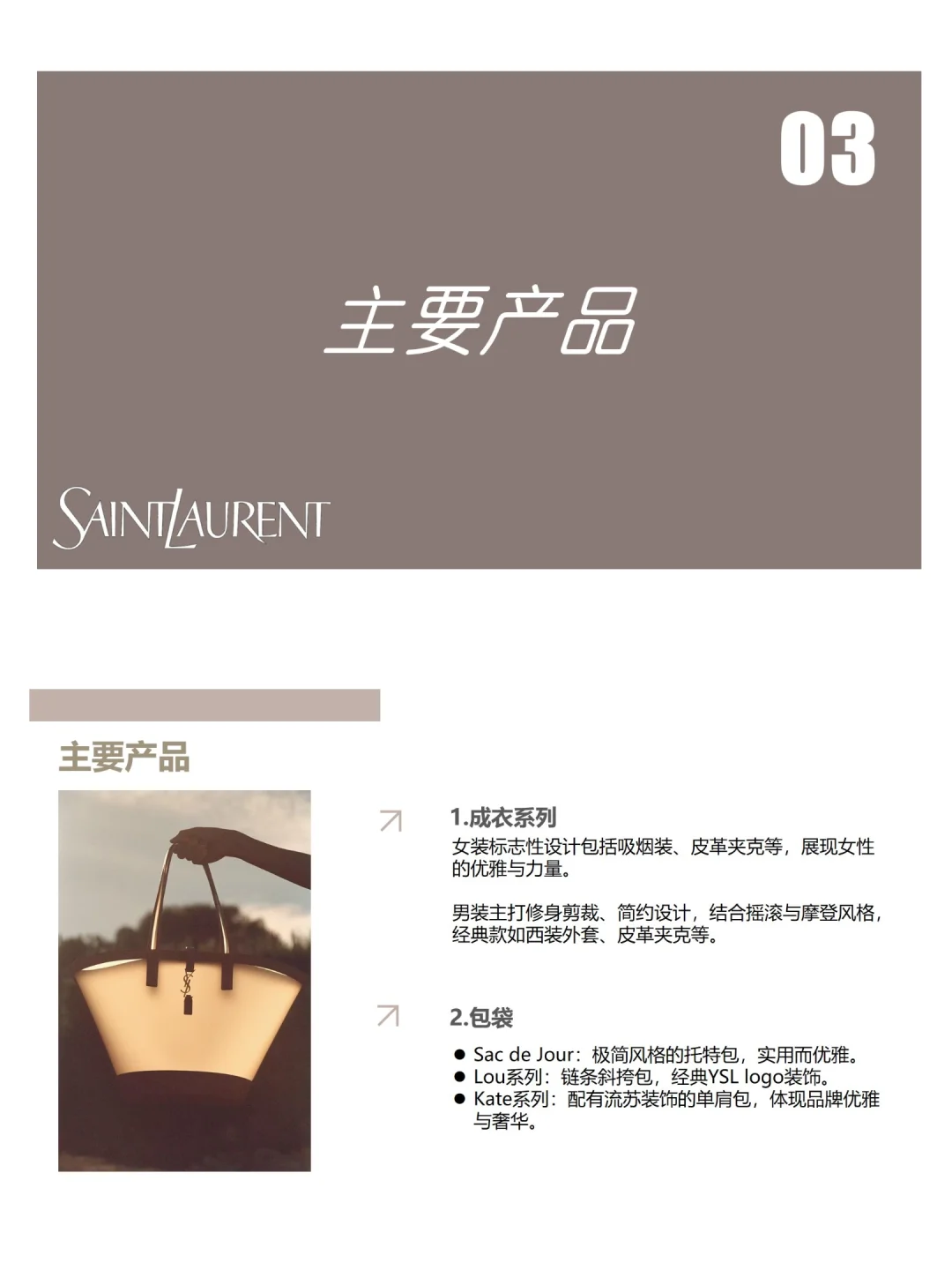 圣罗兰YSL品牌分析PPT