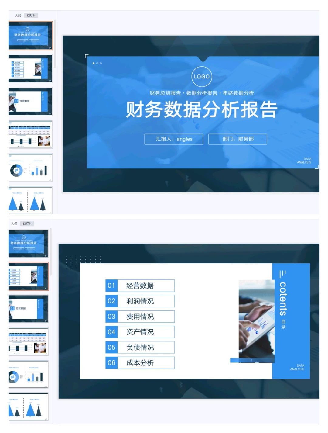 又快到做年度分析报告啦，这个可以直接用！